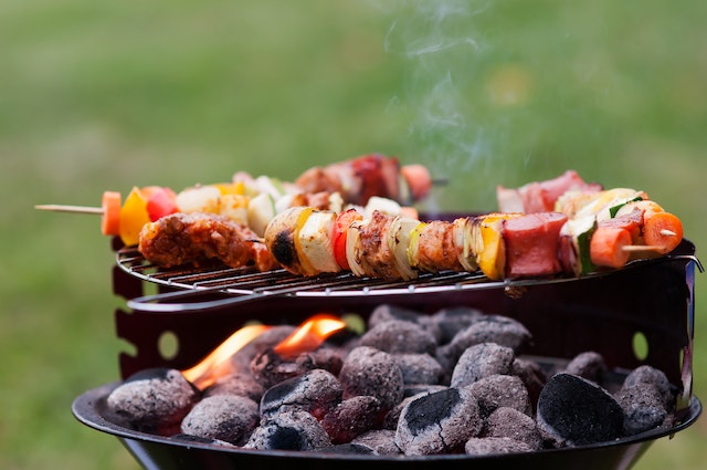 Kabobs With Frozen Vegetables and Meat