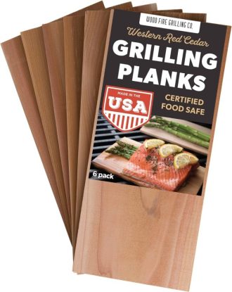 6 Pack Cedar Grilling Planks