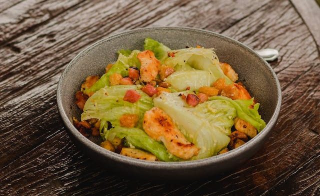 Grilled Buffalo Cauliflower Salad