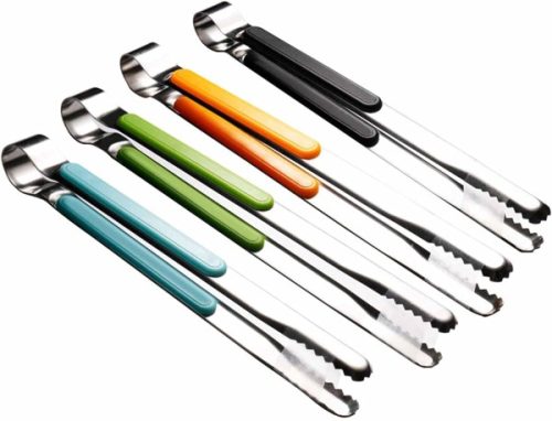 4Pcs Stainless Steel Kitchen Tongs