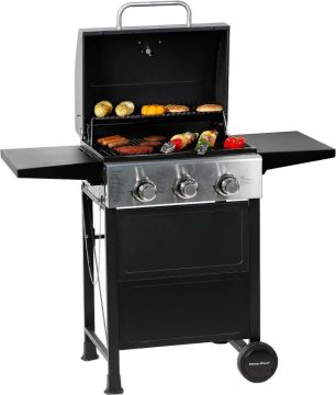 5. MASTER COOK 3 Burner BBQ Propane Gas Grill