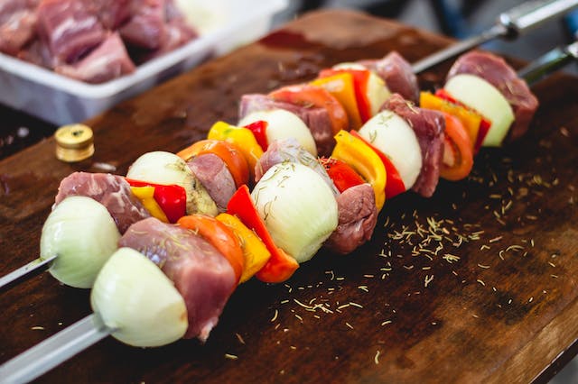 Grilled Chimichurri Steak Kabobs